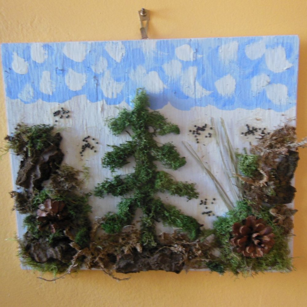 Moss & Bark Original Artwork - Holiday design